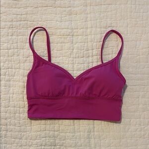 Lululemon Pink Sweetheart Sports Bra